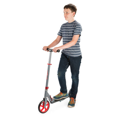XOOTZ LARGE WHEELED FOLDABLE SCOOTER - GUNMETAL - Rich Kids Playground