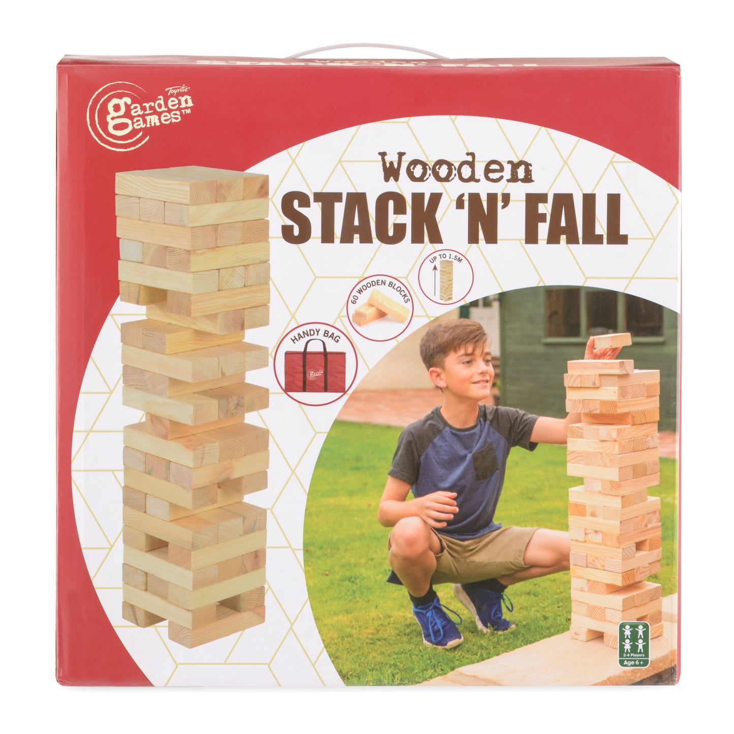 TOYRIFIC - TY5962 - GARDEN GAMES STACK 'N' FALL - Rich Kids Playground