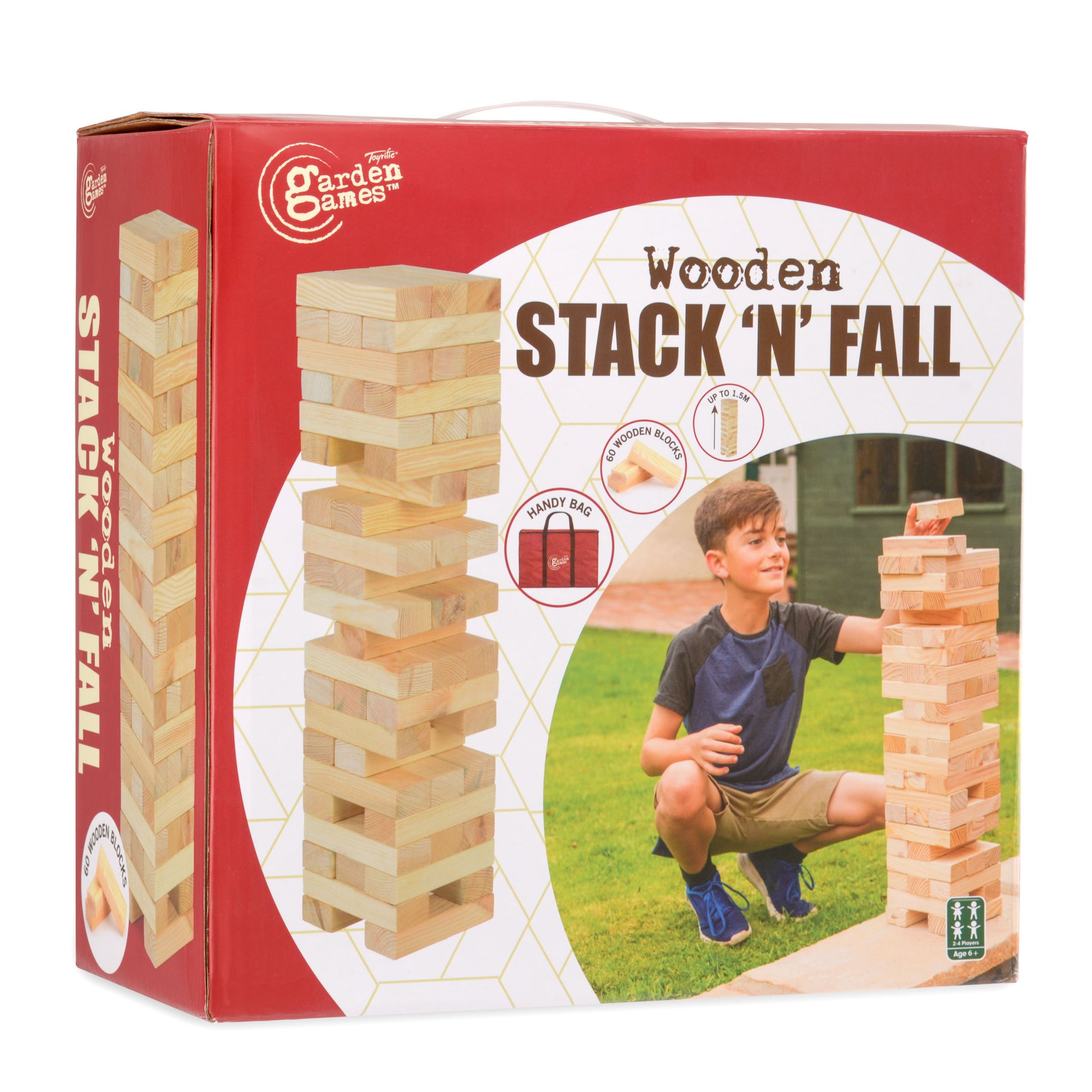 TOYRIFIC - TY5962 - GARDEN GAMES STACK 'N' FALL - Rich Kids Playground