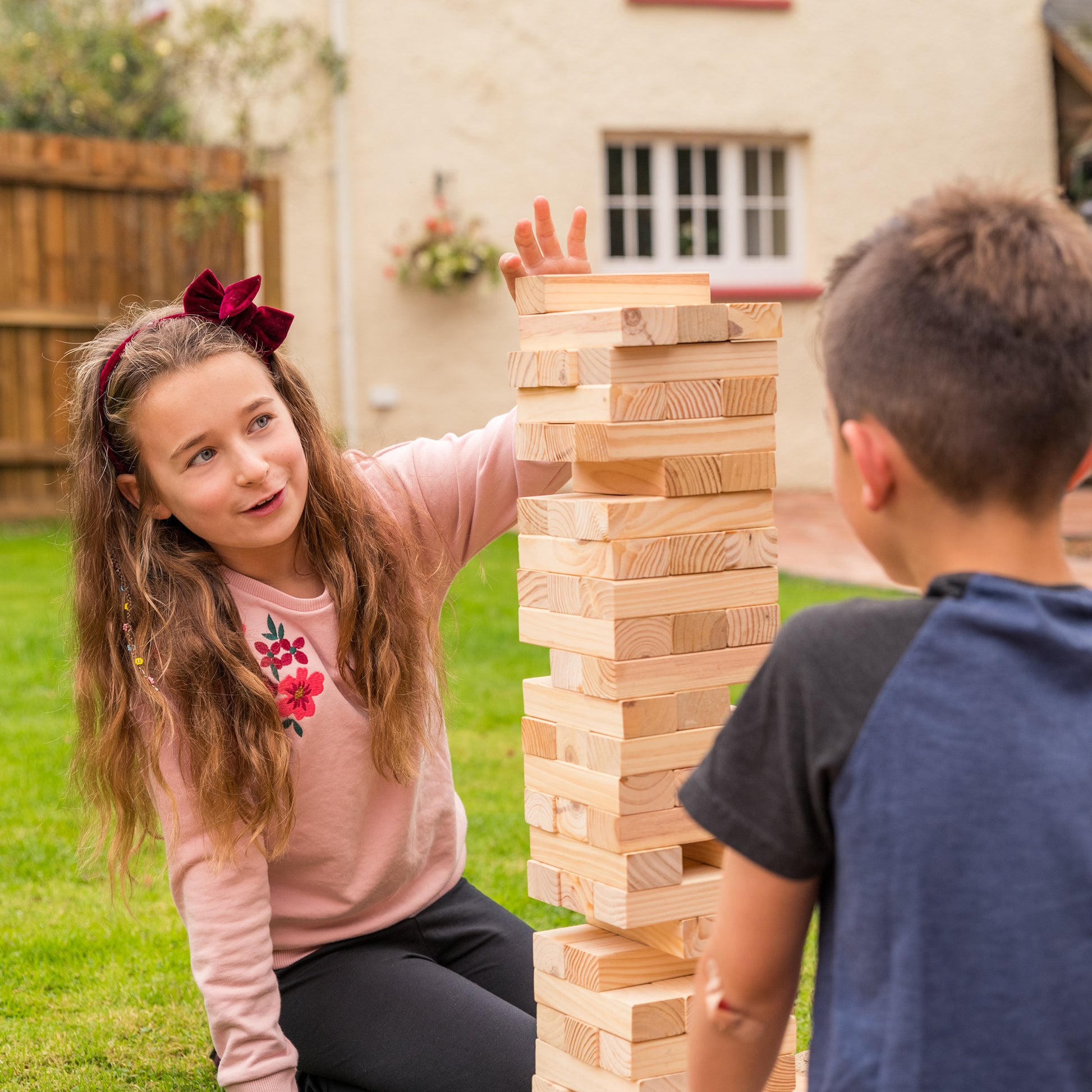 TOYRIFIC - TY5962 - GARDEN GAMES STACK 'N' FALL - Rich Kids Playground