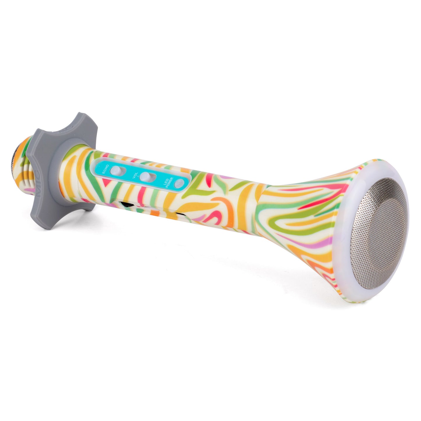 Mi-Mic Karaoke Microphone Speaker with Wireless Bluetooth and LED Lights