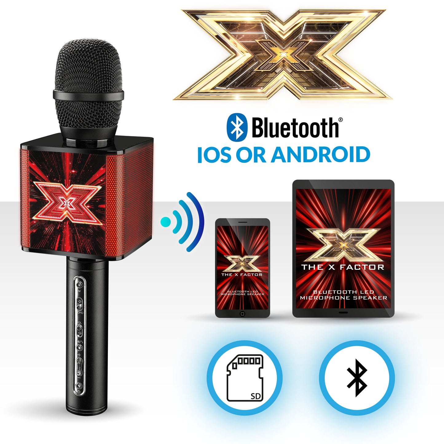 X FACTOR - MICROPHONE SPEAKER XF2 - Rich Kids Playground