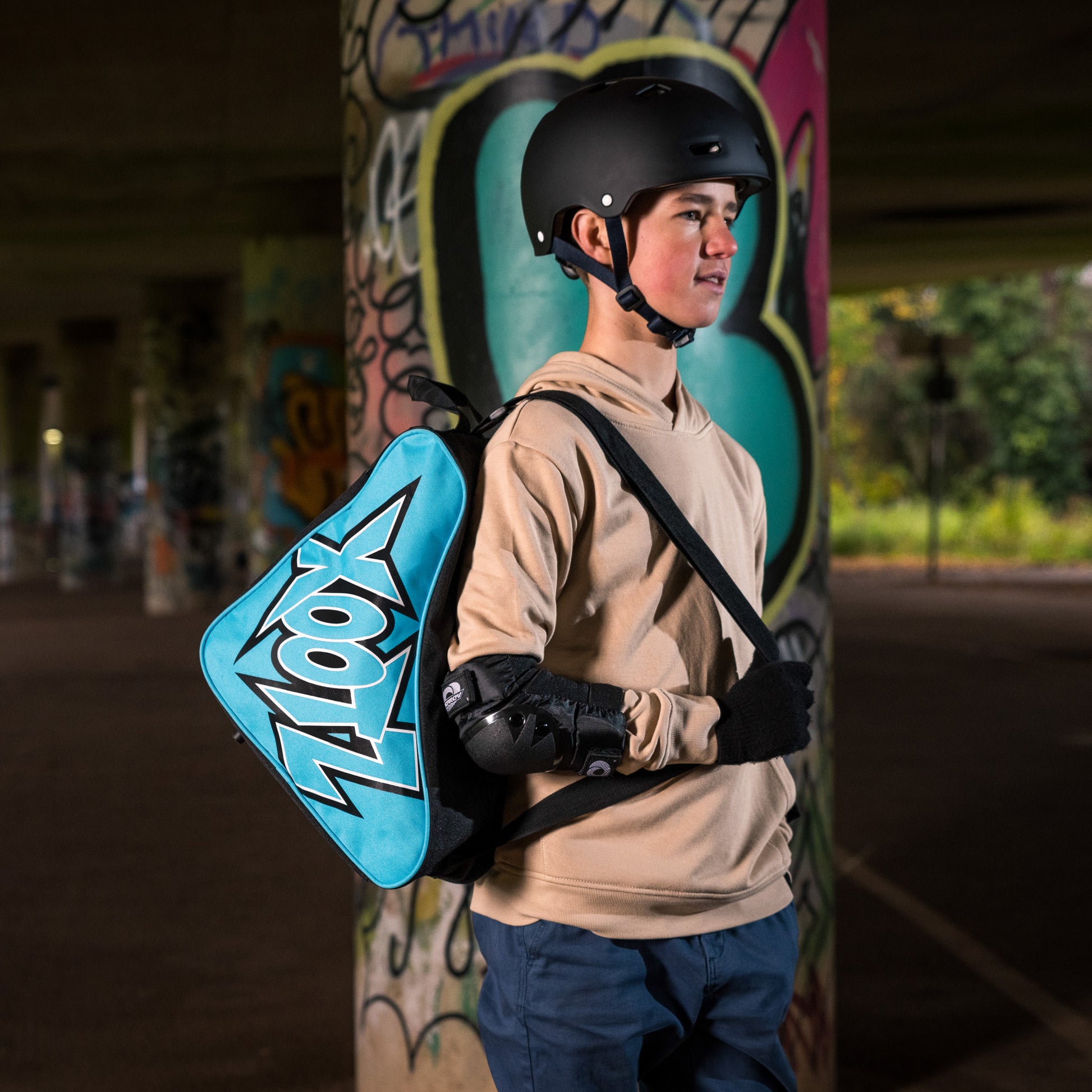 XOOTZ® SKATE BAG BLUE/PURPLE - Rich Kids Playground