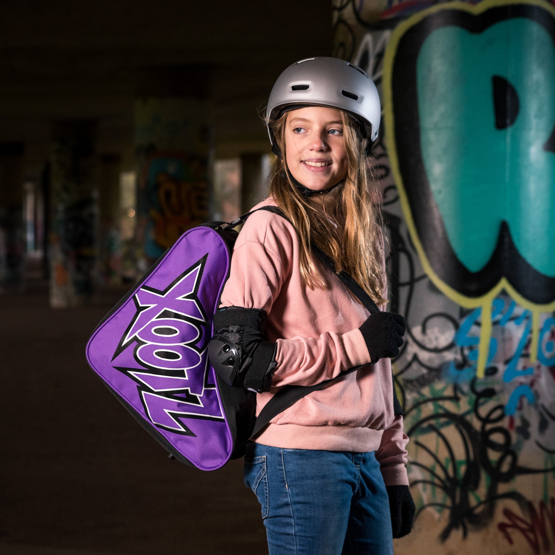 XOOTZ SKATE BAG PURPLE - Rich Kids Playground