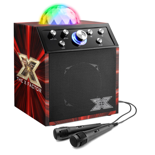 X FACTOR KARAOKE DISCO CUBE SPEAKER - Rich Kids Playground