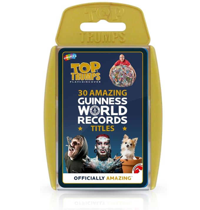 Top Trumps Guinness World Records 30 Amazing Titles Limited Editions Card Game