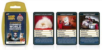 Top Trumps Guinness World Records 30 Amazing Titles Limited Editions Card Game