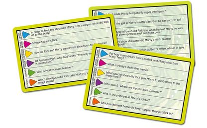Trivial pursuit rick and morty