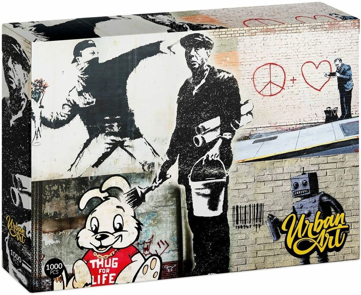 University Games Banksy Urban Art Puzzle for Kids and Adults