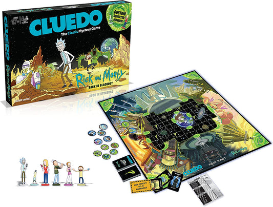 Winning Moves Rick and Morty Cluedo Mystery Board Game - real detective gift