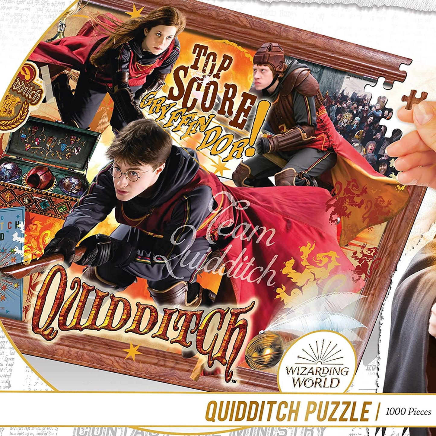 Puzzle (1000 Teile) - Harry Potter Quidditch - Harry Potter Fanartikel - Alter 10+