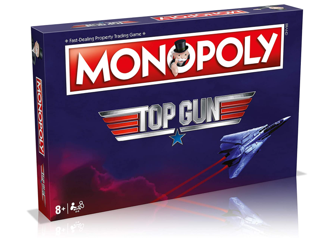 Winning Moves Top Gun Monopoly Board Game