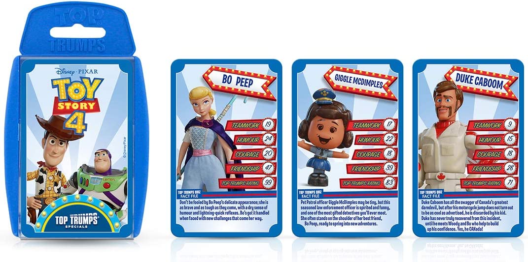 Toy Story 4 Top Trumps Specials Card Game
