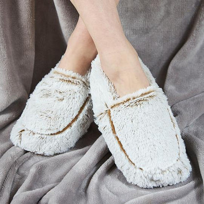 Warmies® Marshmallow Beige Slippers - Rich Kids Playground
