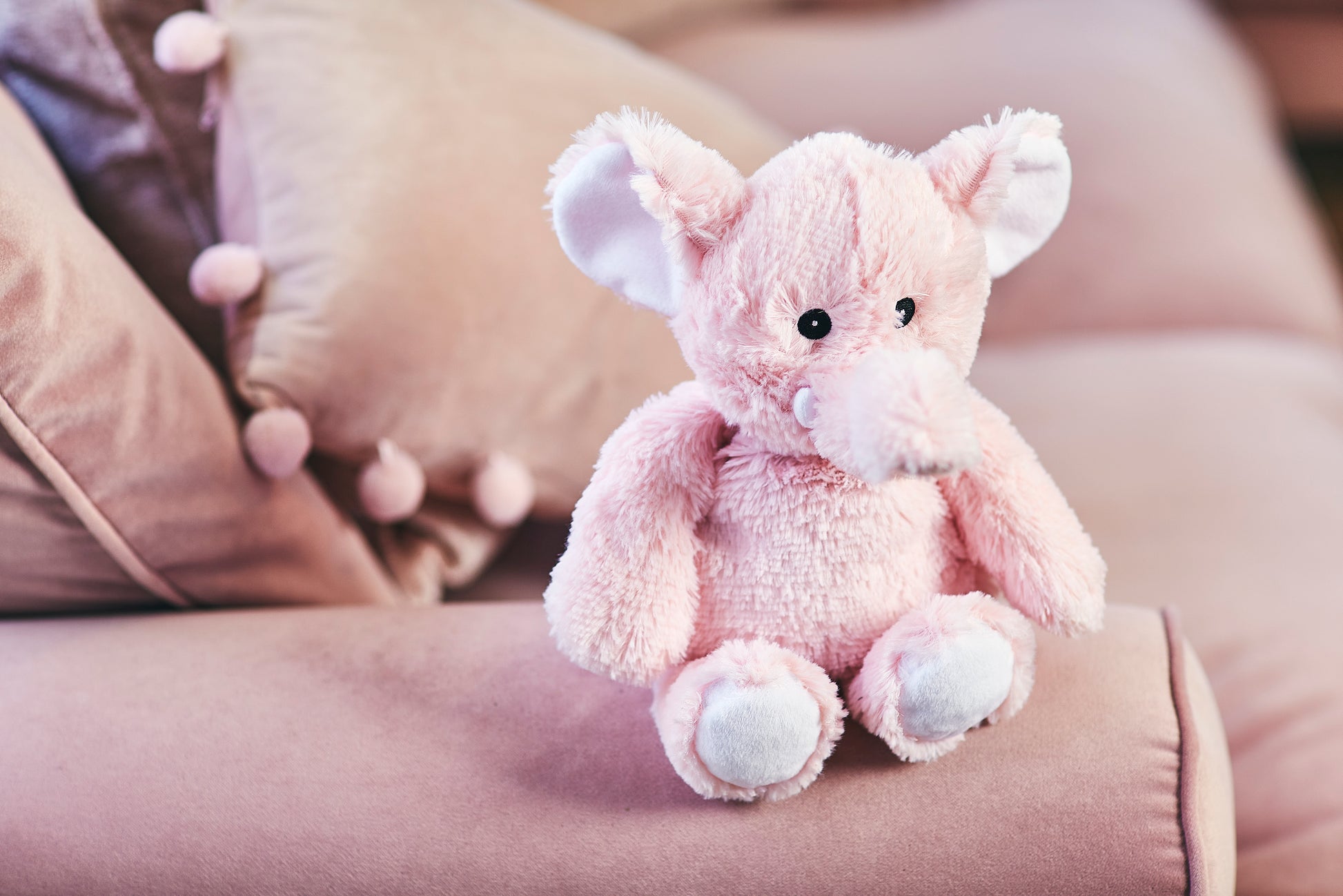 Warmies® Plush Elephant Pink - Rich Kids Playground
