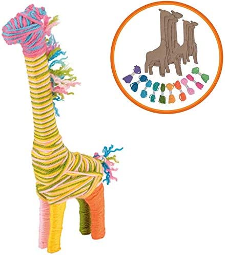 Made It! Yarn Animal Craft Kits For Kids decorate and wrap like pom-poms
