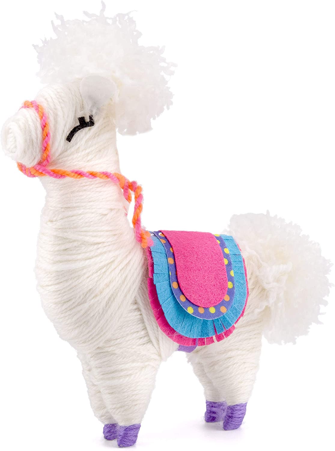 Made It! Yarn Animal Craft Kits For Kids decorate and wrap like pom-poms