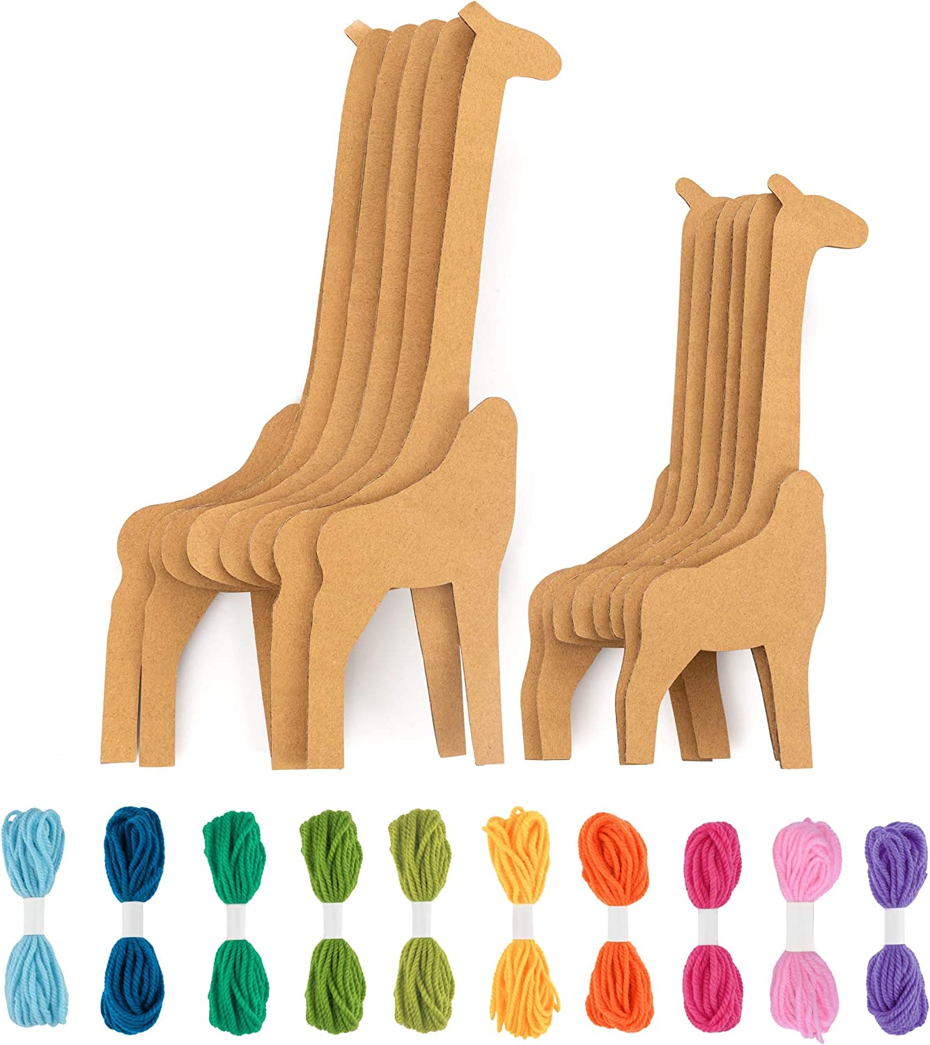 Made It! Yarn Animal Craft Kits For Kids decorate and wrap like pom-poms