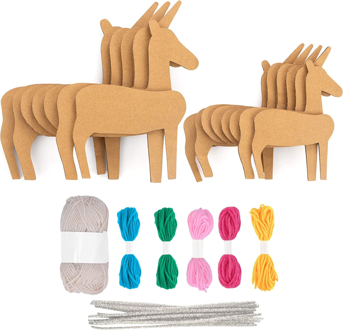 Made It! Yarn Animal Craft Kits For Kids decorate and wrap like pom-poms