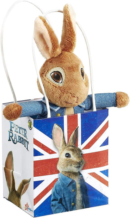 Peter Rabbit Movie Soft Toy in a Union Jack Bag