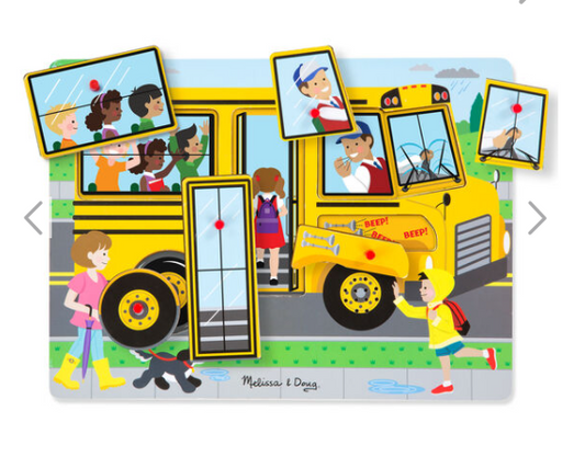 Melissa And Doug The Wheels on the Bus Sound Puzzle